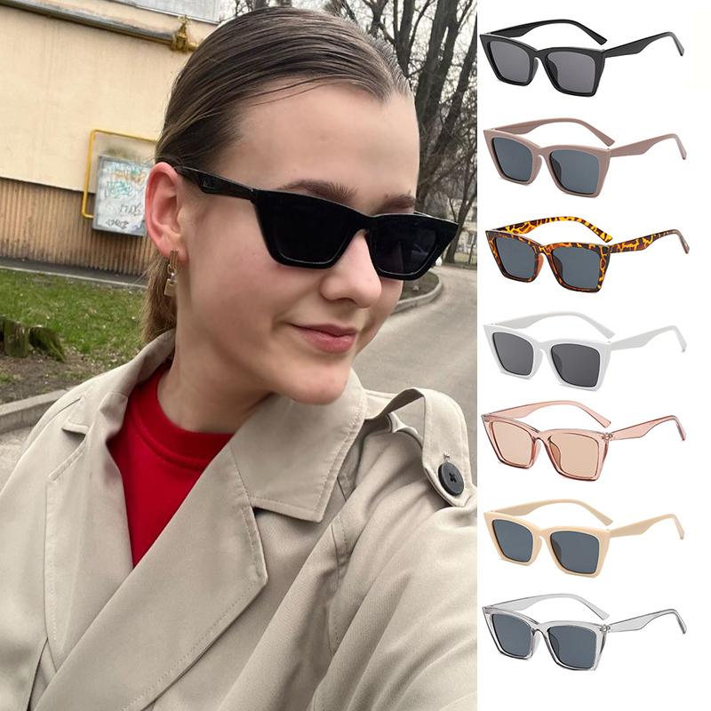 

Cat s Eye Sunglasses for Women Punk Square SunglassesFashionable European and American Sunglasses Personalization Photography Sunglasses