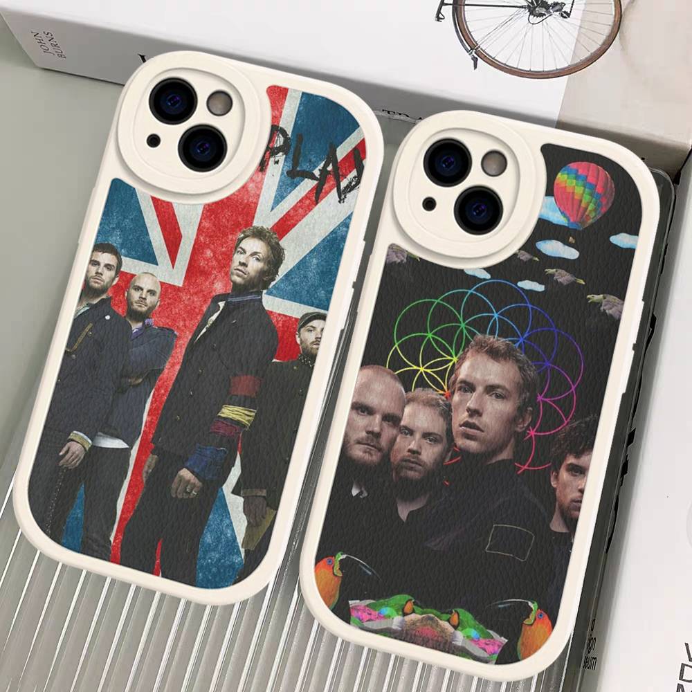 Pop Rock Band C-Coldplay Phone Cover For IPhone 16 15 14 13 12 11 Pro Max Plus Leather Soft Case