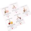 Pocket Hug Greeting Card with Cute Insect & Daisy Keychain Pendant Gift