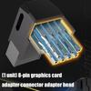 Flexible 8PIN Visuals Card Connector Space Saving Design For Dense Case Aluminum Mixture Material