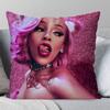 Singer D-Doja Cat Pillow Case Square Pillow Bedroom Sofa Leisure Comfort Cushion Car Living Room Home Decoration