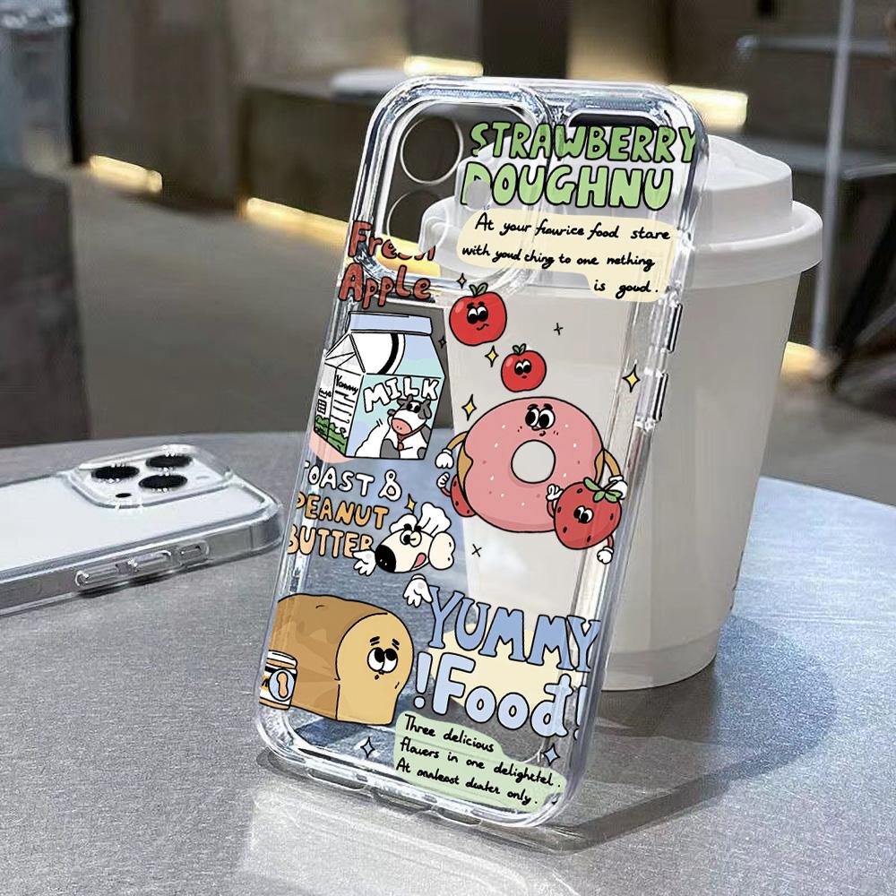 

Assorted Scone Collection Pattern Phone Case for iPhone 17 16 15 14 13 12 11 16E Series Pro Max Plus Double Layer Protection iphone 12 ProMax