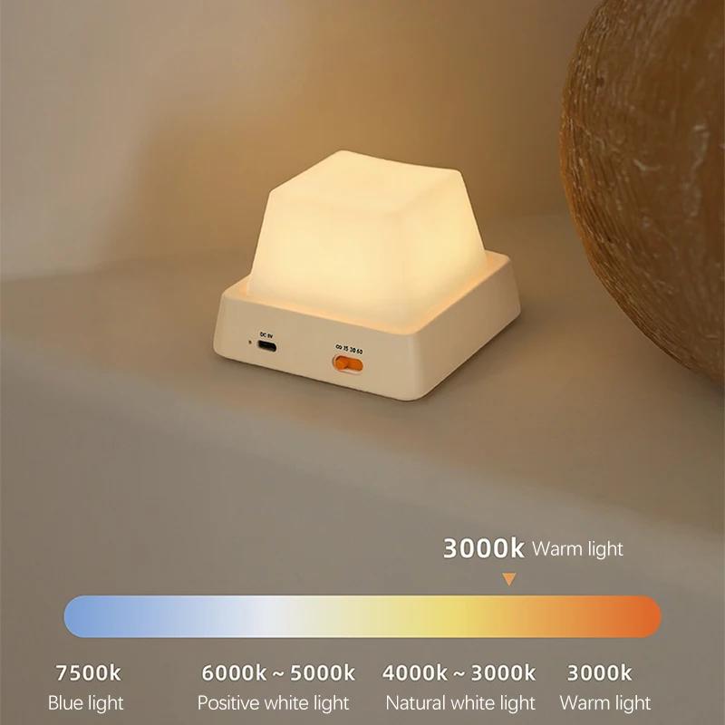 Novelty Lamp Table Room Decoration USB Rechargeable Bedsides LED Night LightsTouch Decor AccompanyBaby Bedroom For Birthday Gift