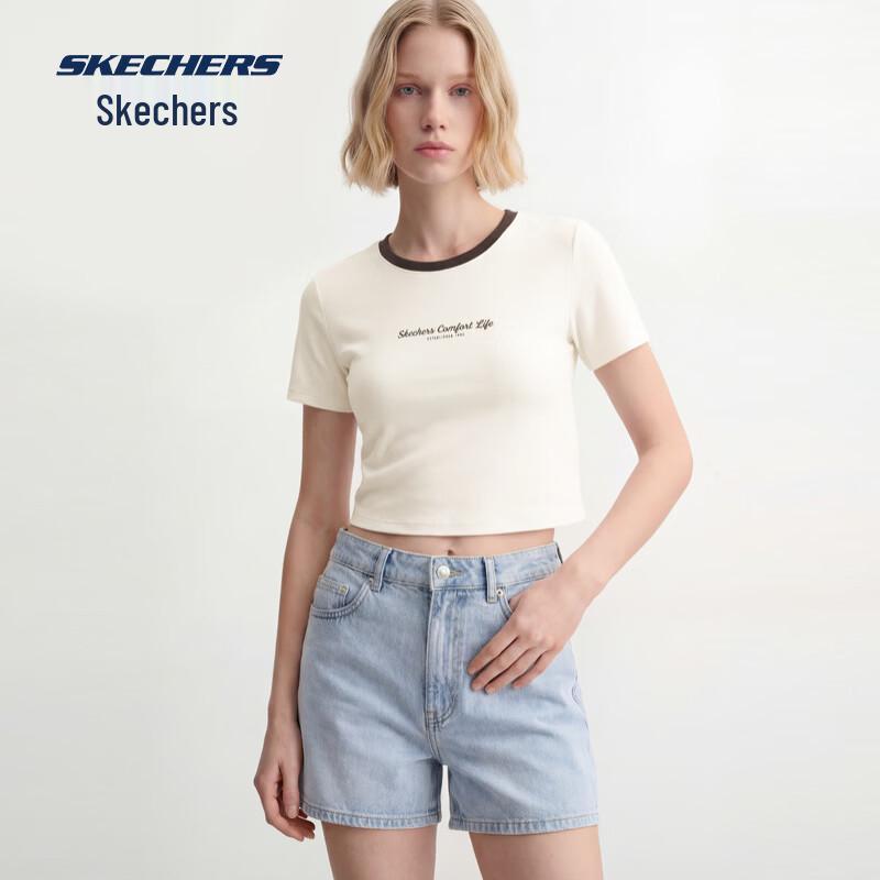 

Skechers Women s Short Sleeve Round Neck T-Shirt L 95