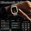 New Men's BT Call Smart Watch LED Flashlight Outdoor Sports Fitness Tracking Smartwatch Wristwatch Health Monitoring Watch