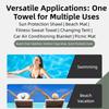 Portable Magnetic Bath Towel Quick-Drying Quick Dry Towel Gifts Beach Towel  Fitness