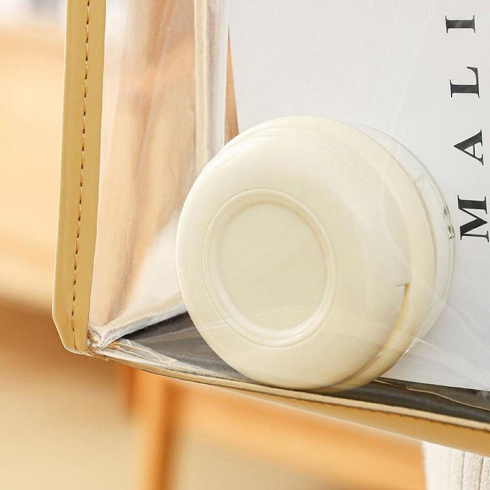 Elastic Lifting/Dropping Invisible Braces Storage Case Dustproof Draining Dental Retainer Case Sealed with Mirror