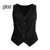 Wrinkle Resistant Women Shirt Linen Vest Tops for Women, V-Neck Sleeveless Button Down Tank Vintage Style Tops, Wrinkle-Resistant Casual Office Party