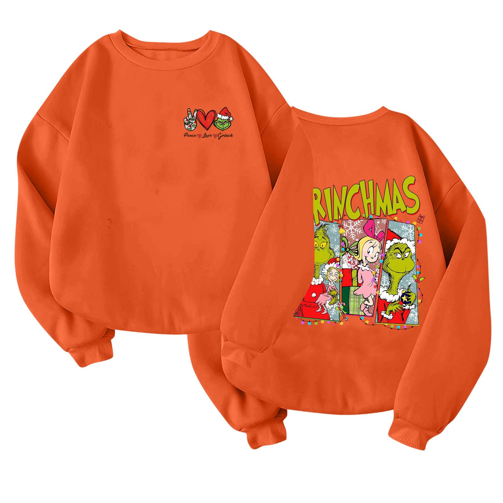 

Детский модный легкий пуловер с длинным рукавом и круглым вырезом с карманами, пуловер с принтом 100 шафрановый