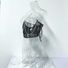 Mesh Splicing Chain Sexy Underwear Wrapped Chest Waist Slim Sexy Inner Wear