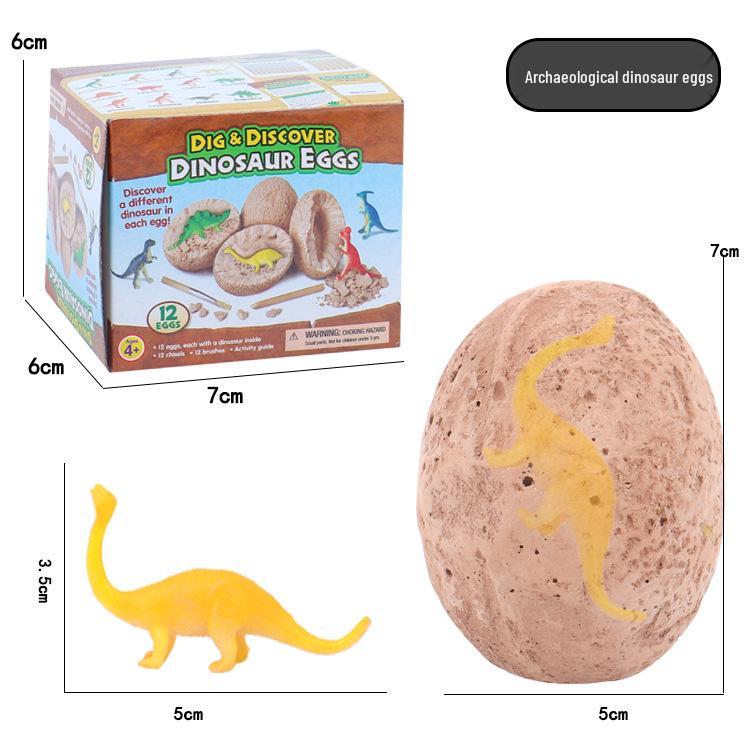 Dinosaur Fossil Excavation Kit: Handmade DIY Treasure Skeleton Assembly Archaeology Toy