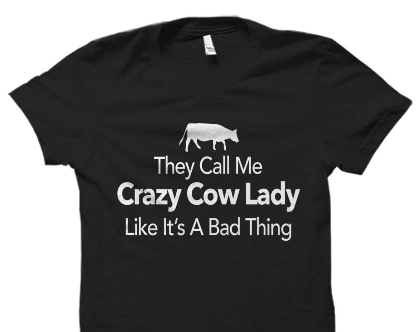 Cow Shirt. Cow Farmer Shirt for Farm Girl Shirts Cow Lady Shirt. Cow Owner Gift. Cow Gifts. Cow Shirts. Country Girl Shirts Farm Girl #OS647 XL