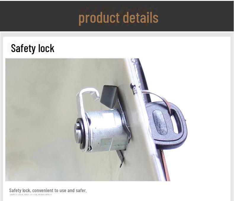 K6 Motorrad-Seitenbox mit Lichtern – 2 oder 3 Boxen, ABS-modifizierter Kofferraum und Heckbox