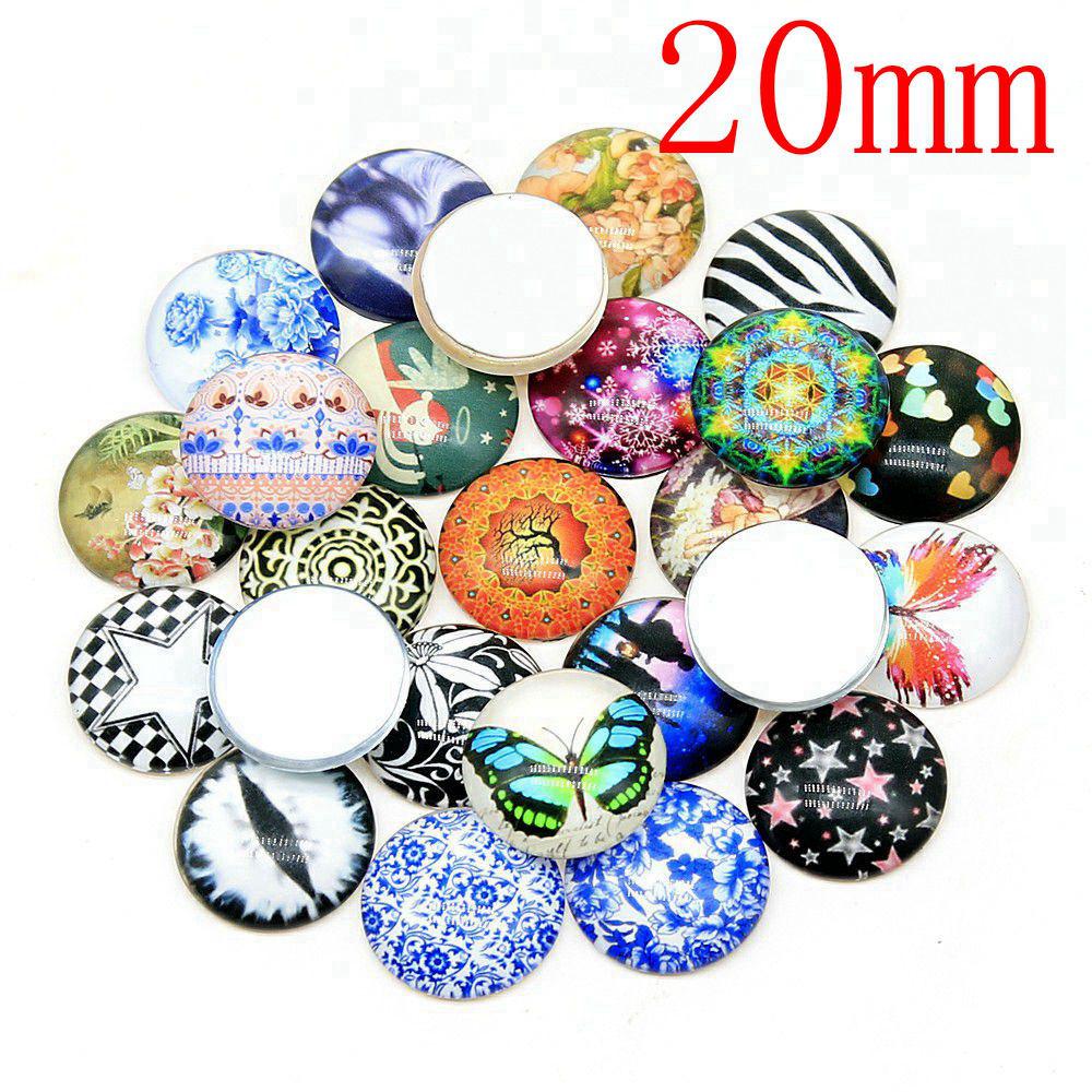 Flat Back Glass Cabochon Accessories Parts Male Jewelry Bulk Personalized Materials