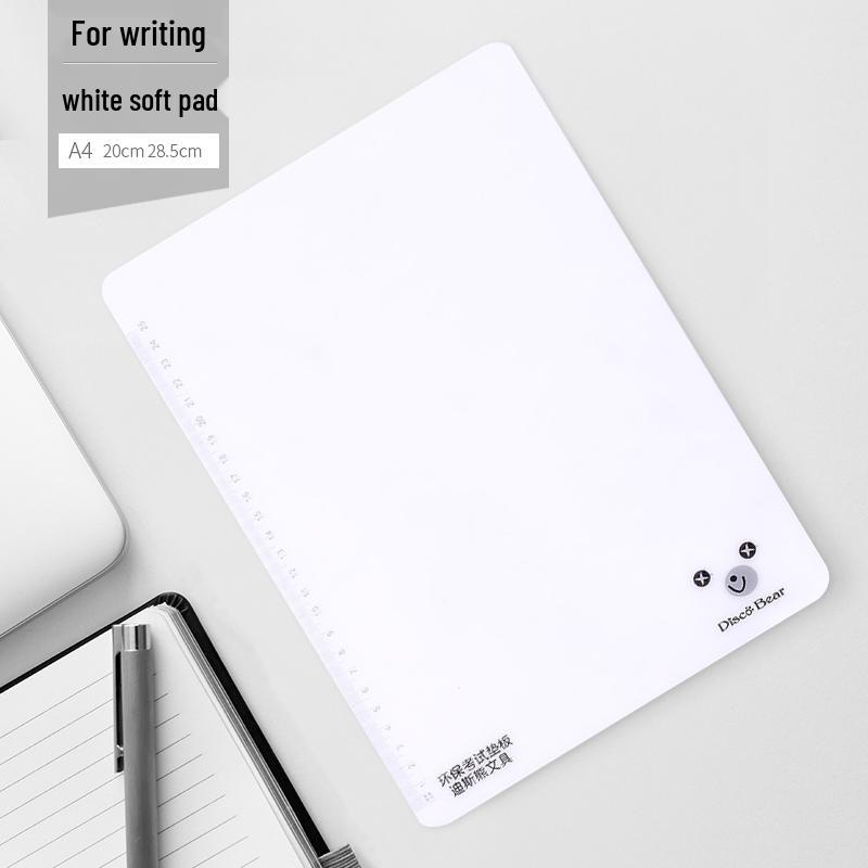 Colorful Soft Silicone Writing Pad for A4 & A3 - Ideal for Students and Exams