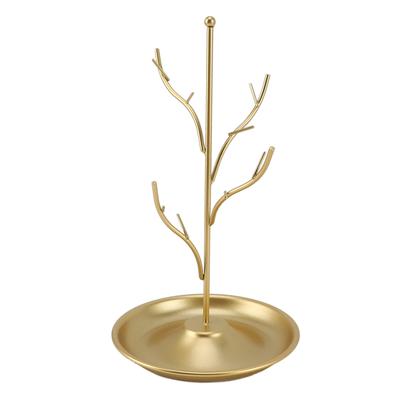 Soporte para Árbol de Joyería Rama de Hierro Exhibidor de Joyería Colgador Organizador Árbol Torre Estante para Collares