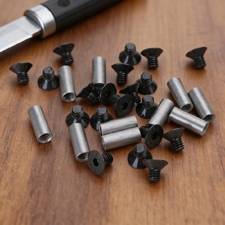 YFS Flat Hex Head Screws Fastening Screws Fastener Nut Kit for 5mm Handle Hole