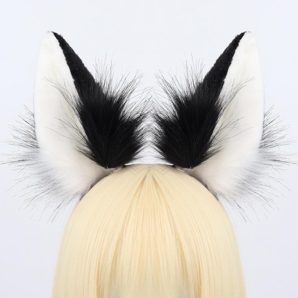 Handmade Plush Cat Ear Headband for Cosplay