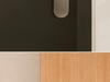 Mid-Century Silent Magnetic Bronze Door Handle with Lock for Indoor Wooden Bedroom Doors