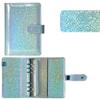 Macaron Glitter Farbe A6 PU Leder DIY Binder Notebook Abdeckungen Tagebuch Bücher Zeitplan Papier Abdeckungen Schule Schreibwaren