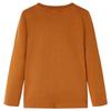 T-shirt enfants à manches longues cognac 5 dimensions disponibles