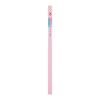 Raymay Fujii Writing Pencil, Teacher Recommended, 2B, Pink, RE646, Includes 1 Red Pencil, Hexagonal Barrel, Name Space
