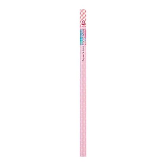 Raymay Fujii Writing Pencil, Teacher Recommended, 2B, Pink, RE646, Includes 1 Red Pencil, Hexagonal Barrel, Name Space