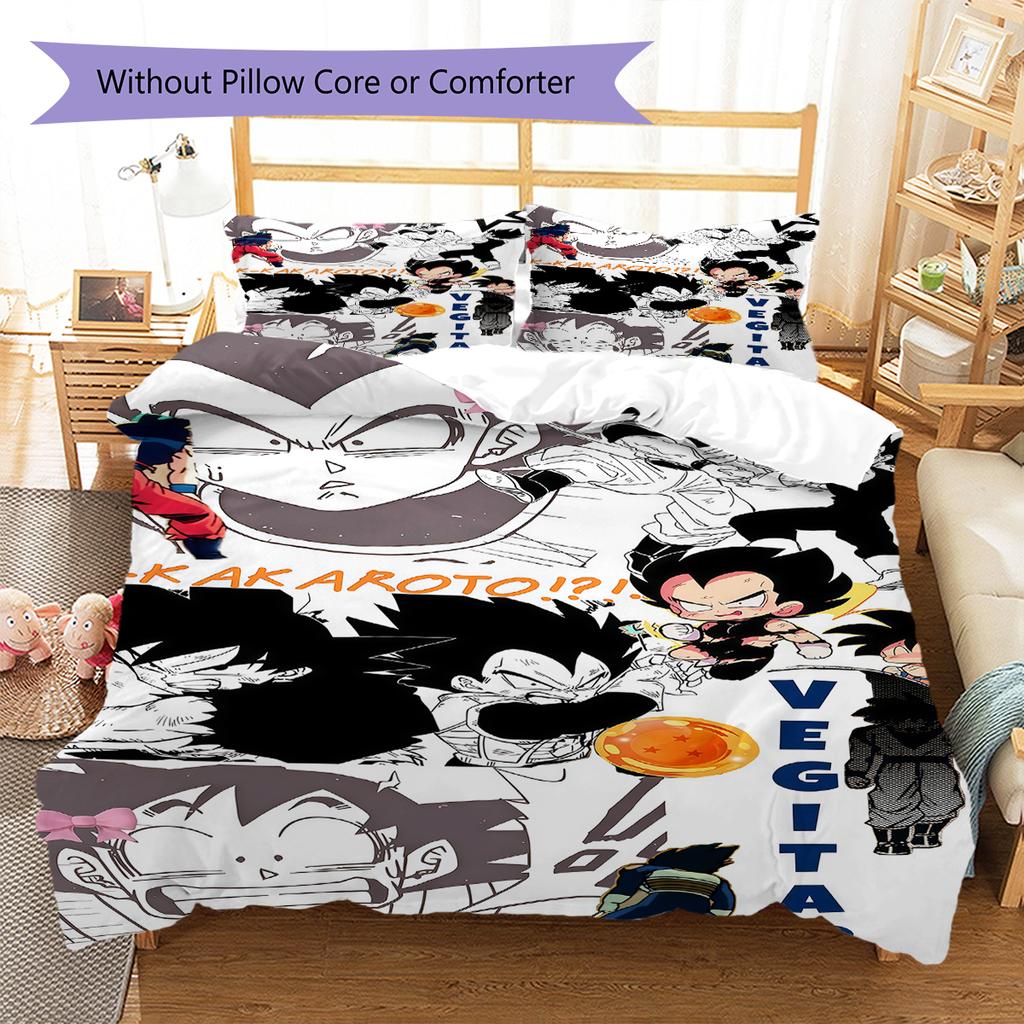 Broli Pattern Bedding,Quilt Set Quilt Cover Pillowcase Home Birthday Gift (1 * duvet cover + 2 * pillowcase, without core)