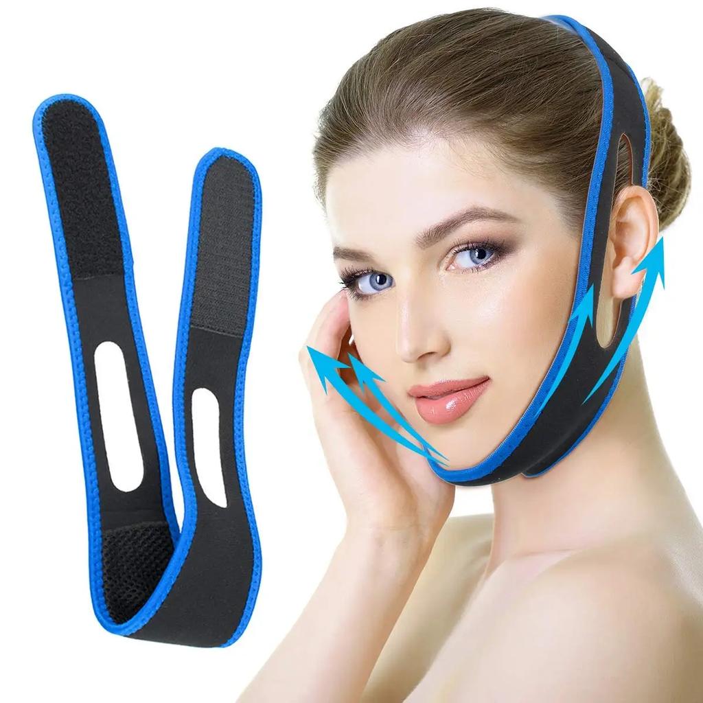 Face Slimming Bandage Reusable V Line Face Shaper Women Chin Cheek Lift Up Belt Facial Massage Strap Face Skin Care Beauty Tools