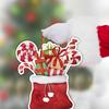Decorações de Natal para casa Pingentes de porta de Natal Cabide de porta de Papai Noel para decoração de Natal e Ano Novo de 2024