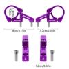 Precision Downhill Fixed Stem Handlebar Clamp 31.8mm DH Bike Handlebar Clamp  MTB Cycling