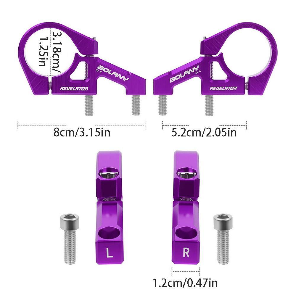 Precision Downhill Fixed Stem Handlebar Clamp 31.8mm DH Bike Handlebar Clamp MTB Cycling