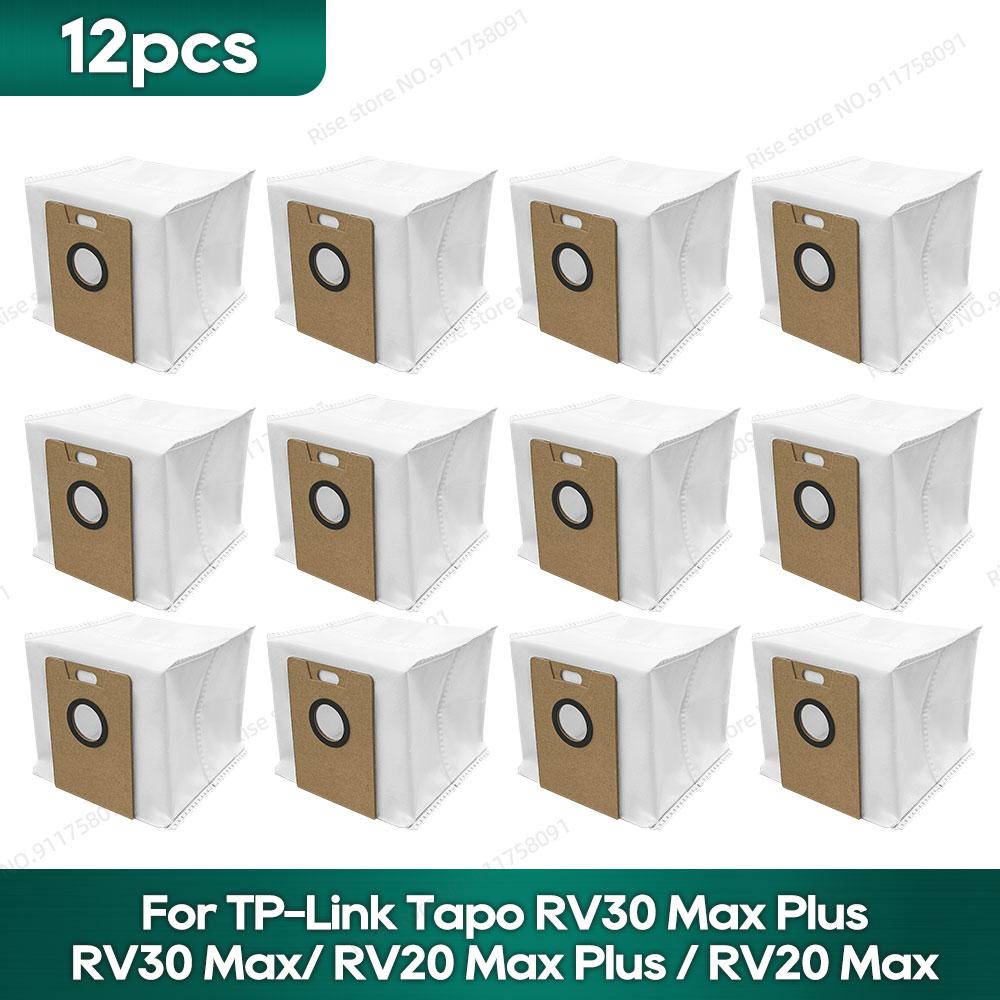 Compatible para TP-Link Tapo RV30 Max Plus/ RV30 Max/ RV20 Max Plus / RV20 Max Accesorios Filtro Hepa Mopa Cepillo Lateral Piezas