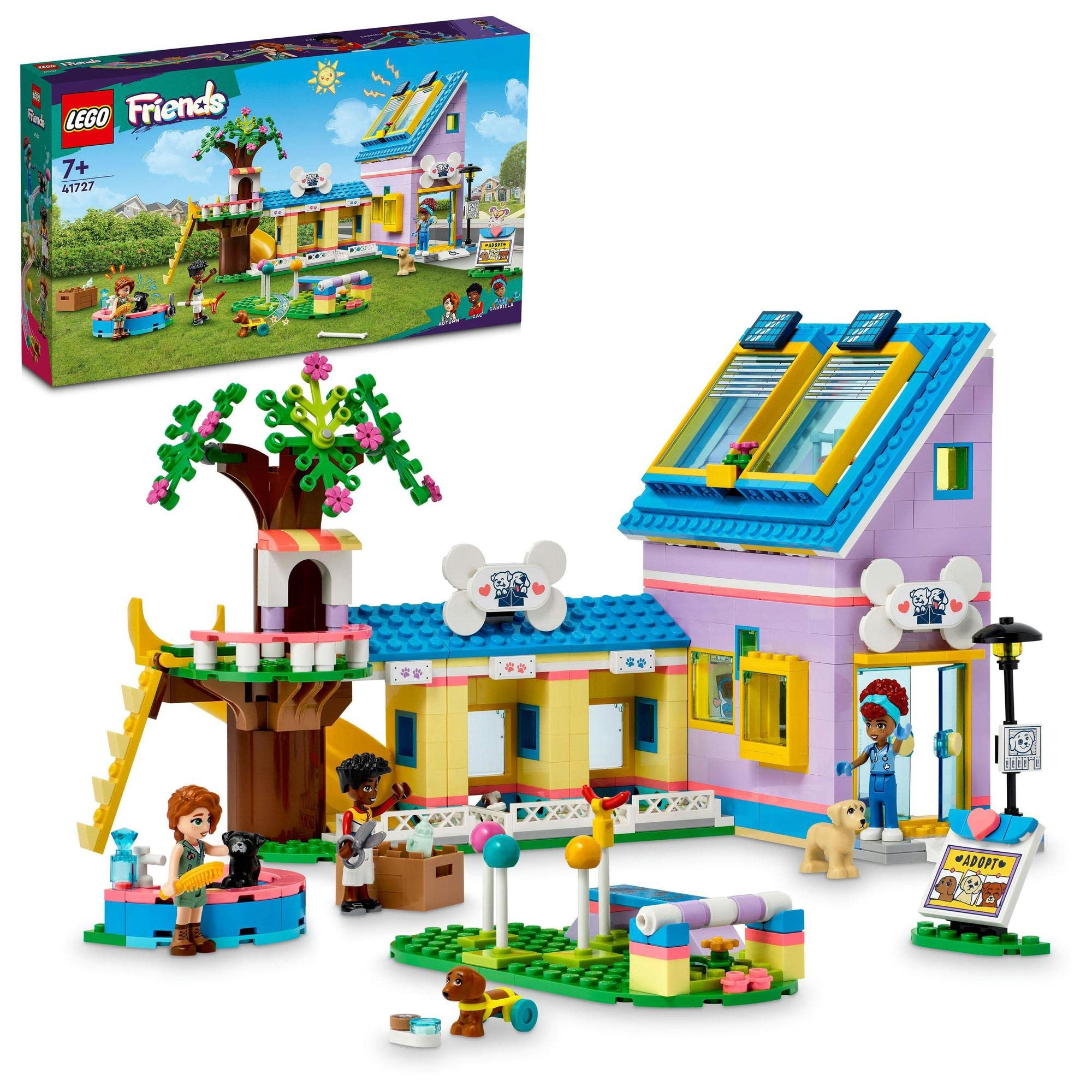 

LEGO Friends Центр спасения собак 41727 Игрушечные блоки Подарок Животное Ролевая игра для девочек от 7 лет