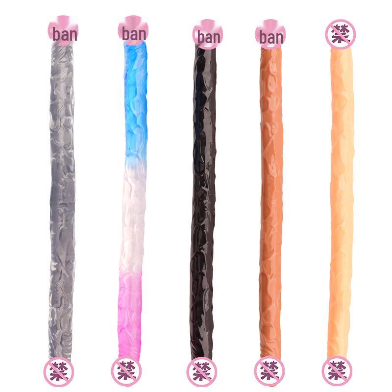 55CM Double-Headed Realistic Dragon Phallus Anal Plug & Massage Erotica for Women