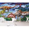 Hand Drawn Park Dinosaur Home Decor 3d Wall Murals Wallpaper