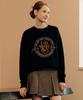 ZEROSTREET [5 Colors] Flower Lettering Sweatshirt
