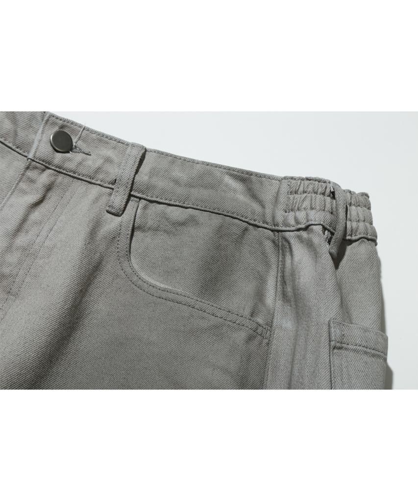 URBANSTOFF Double Knee Bermuda Pants (Dirty Gray)