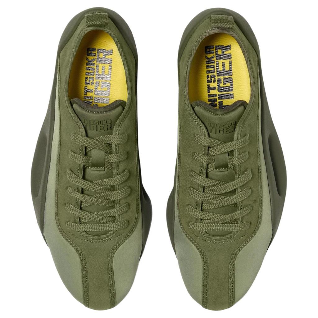 Onitsuka Tiger Ergonio Comfortable Slip-Resistant Durable Low-Top Casual Shoes Unisex sneaker Green 1183C369-300