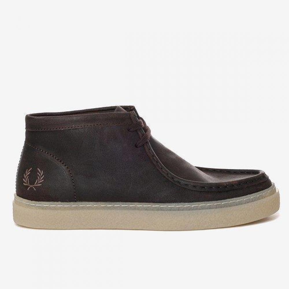 Мужские лоферы Fred Perry с коротким рукавом Dawson Mid из вощеной замши Sfpm2315327 Q21 260
