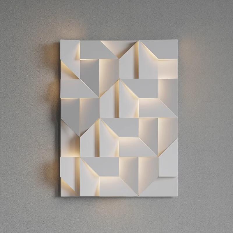 Nordic Geometric Art Wall Lamp