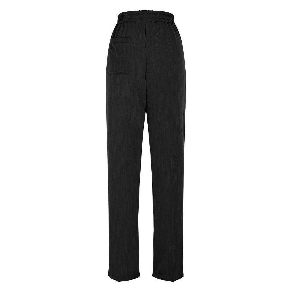 Women's Pants Stralght Pants With Pockets Lightweight Caual Loose Trousers Summer Drawstring Beach Trousers