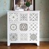 10pcs Retro Pattern Matte Surface Tiles Sticker Transfers Covers for Kitchen Bathroom Tables Floor Hard-wearing Art Wall Decals KTY