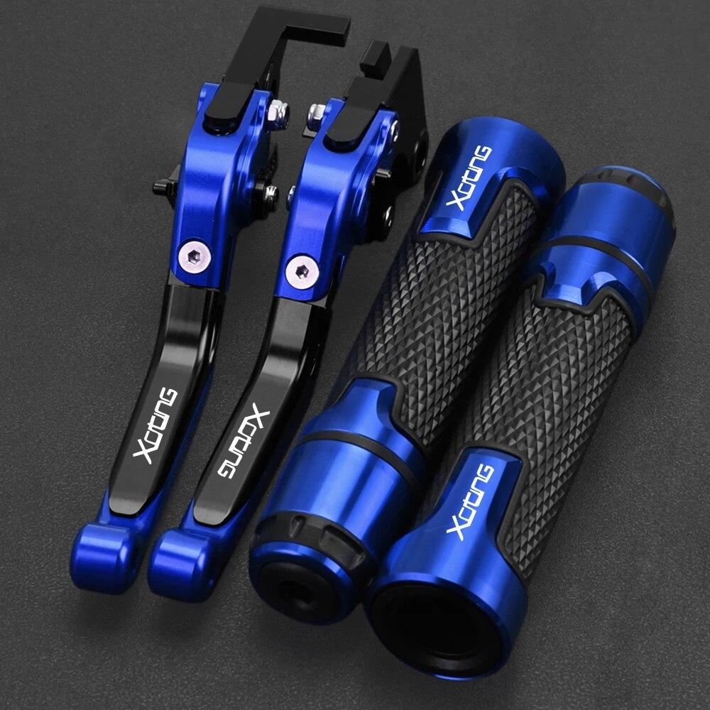 Motorcycle Aluminum Handlebar Hand Grips Ends Adjustable Brake Clutch Lever FOR KYMCO XCITING 250/300/400/500 2003 2004 2022