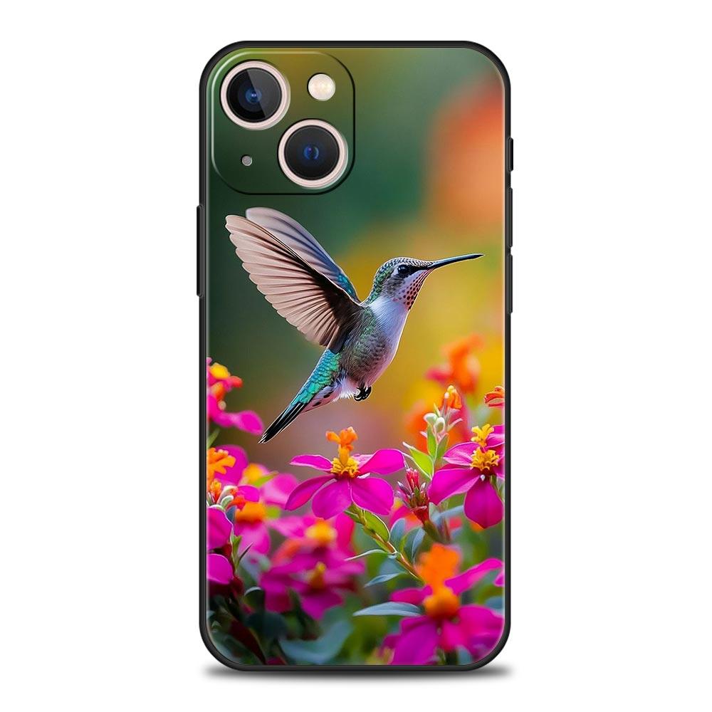 Hummingbird Phone Case For iPhone 16e 15 14 13 12 11 Pro Max XS X XR SE 7 8 Plus Shell iPhone 16 Soft TPU Cover