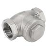 DN32 Stainless Steel One Way Swing Check Valve Female Thread 200PSI for Water Oil Gas