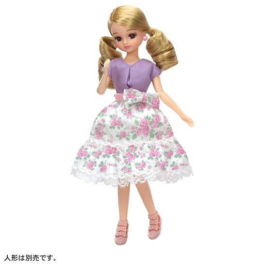 TAKARA TOMY Licca-chan Dress LW-18 Romantic Dolly Dress-up Pretend Play Toy Ages 3 and up