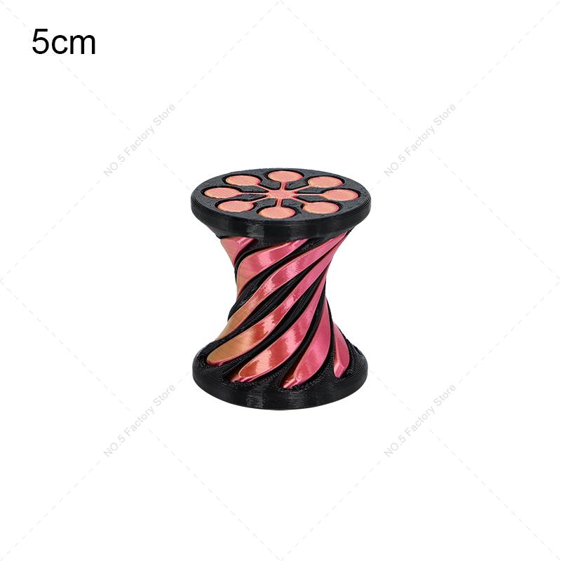 3D Printed Mini Spiral Cone Impossible Pyramid Passthrough Fidget Toy Stress Relief Screw Toys Christmas Tree Desktop Decoration