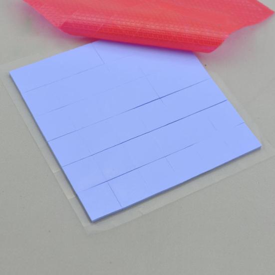 100 Stück 10 x 10 x 1 mm Wärmeleitpad, GPU-Kühlkörper, kühlendes, leitfähiges Silikonkissen