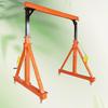Deyu Gongpin 2-Ton Mobile Gantry Crane with Double-Chain Electric Hoist